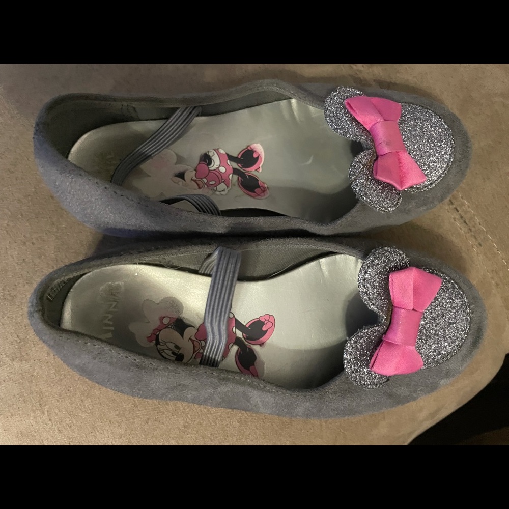 Disney grey Minnie shoes